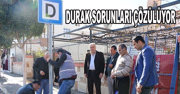 AKSU’DA DURAK SORUNU KALMAYACAK