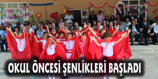 AKSU’DA OKUL ÖNCESİ ŞENLİKLERİ BAŞLADI