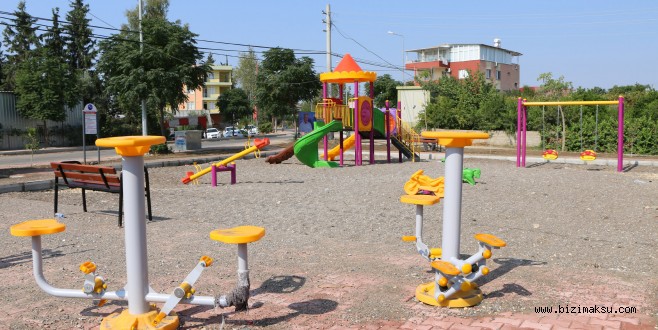 AKSU’DA PARKLAR YAPILIYOR, GÜREŞ HAZIRLIKLARI SÜRÜYOR
