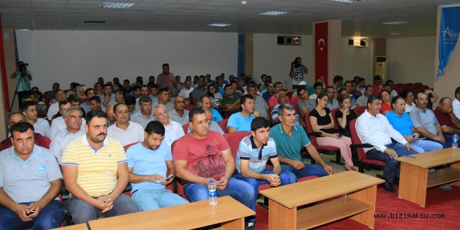 AKSU’DA TAŞERON İŞÇİLER DE SENDİKALI OLUYOR