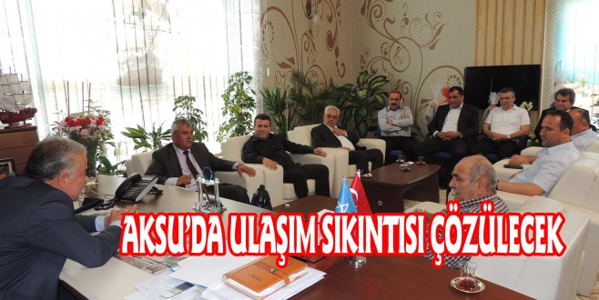 AKSU’DA ULAŞIM SIKINTISI ÇÖZÜLECEK