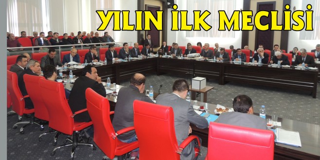 AKSU’DA YENİ YILIN İLK MECLİSİ YAPILDI