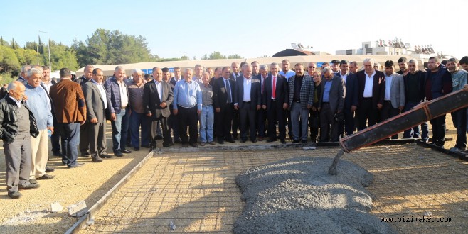 AKSU MACUN MAHALLESİ KAPALI PAZAR TEMEL ATMA TÖRENİ
