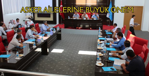 AKSU’DAN ASKER AİLELERİNE BÜYÜK ÖNEM