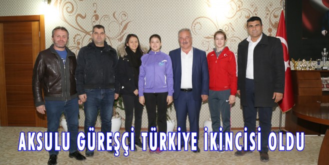 AKSULU GÜREŞÇİ TÜRKİYE İKİNCİSİ OLDU