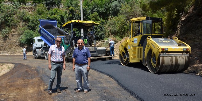  Alanya Kırsalında Asfalt Çalışmaları Devam Ediyor