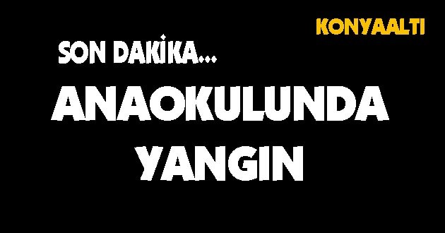 Anaokulunda Klima Patlamasından Dolayı Yangın Çıktı