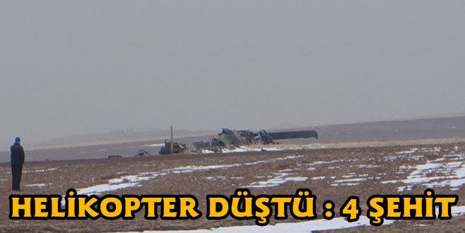 ANKARA GÖLBAŞI’NDA ASKERİ HELİKOPTER DÜŞTÜ 4 ŞEHİT