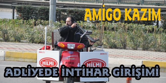 ANTALYA ADLİYESİ BAHÇESİNDE İNTİHAR GİRİŞİMİ