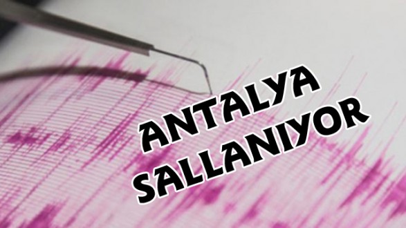 Antalya'da 3.1'lik Deprem