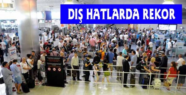 Antalya Havalimanı'nda Dış Hat Yolcu Rekoru