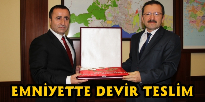 ANTALYA İL EMNİYET MÜDÜRLÜĞÜNDE DEVİR TESLİM TÖRENİ