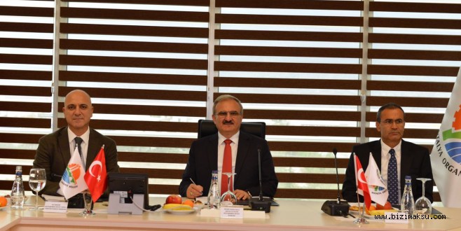ANTALYA OSB MÜTEŞEBBİS HEYETİ VALİ KARALOĞLU BAŞKANLIĞINDA TOPLANDI