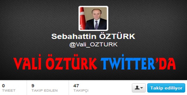ANTALYA VALİ'Sİ TWİTTER'DA