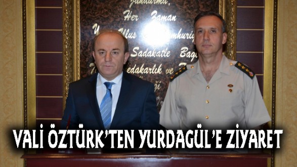 Antalya Valisi Öztürk'ten İl Jandarma Komutanı Yurdagül'e Ziyaret