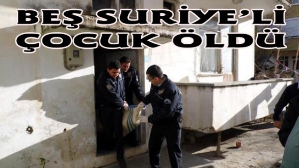 Antalyada beş Suriyeli çocuk öldü