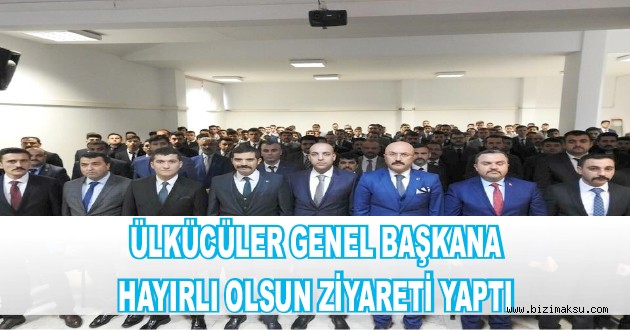 ANTALYALI ÜLKÜCÜLER GENEL BAŞKANA HAYIRLI OLSUN ZİYARETİ YAPTI