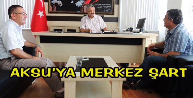 “ANTALYA’NIN GELECEĞİ AKSU”