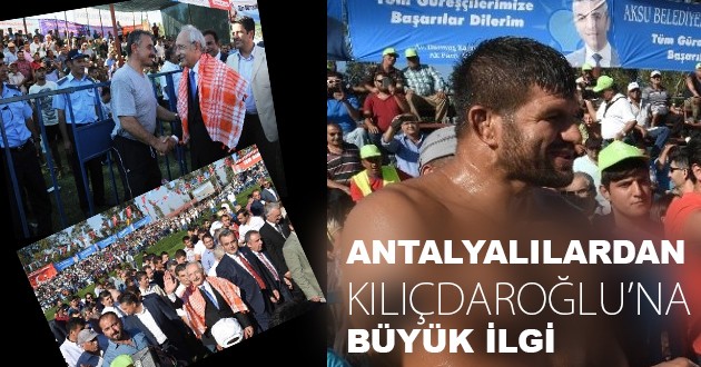 Antayalılardan Kılıçdaroğlu'na büyük ilgi...