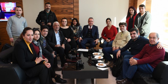 BAŞKAN BÖCEK, ‘GAZETECİLER GÜNÜ’NÜ KUTLADI…