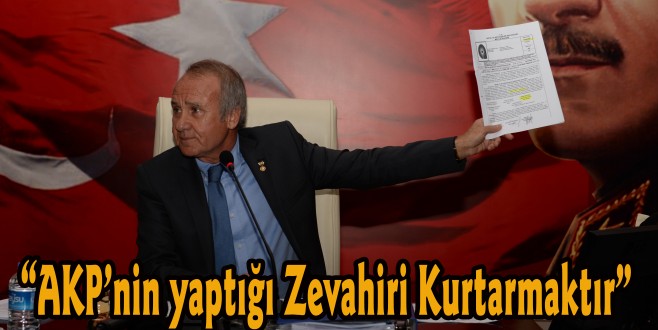 Başkan Evcilmen: “AKP’nin yaptığı Zevahiri Kurtarmaktır”