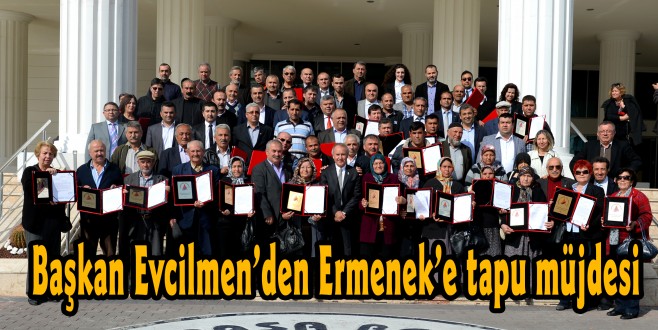Başkan Evcilmen’den Ermenek’e tapu müjdesi