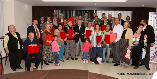 Başkan Evcilmen: “Hak sizin, tapu sizin”