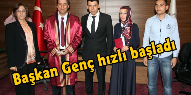 Başkan Genç hızlı başladı