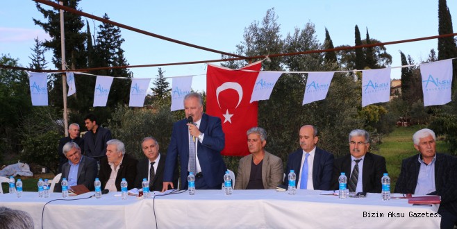 BAŞKAN ŞAHİN GÖKDERE VE TOPALLI HALKIYLA BULUŞTU