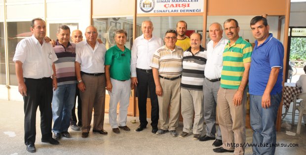 Başkan Sevimçok’tan Sinan Mahallesi Çarşı Esnafları Derneğine Ziyaret