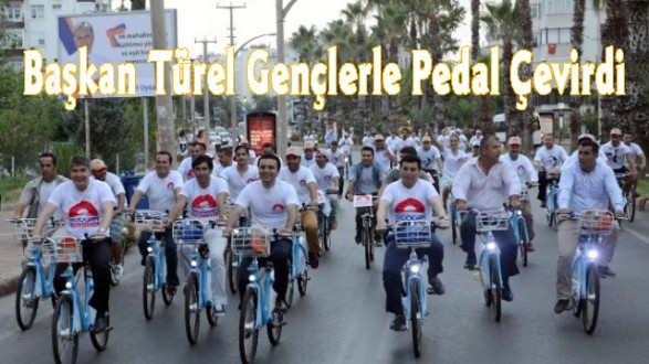 Başkan Türel Gençlerle Pedal Çevirdi