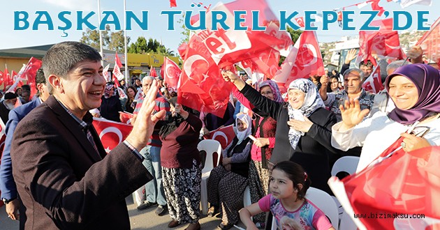 Başkan Türel Kepez’de