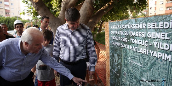 Başkan Türel, Yağmur Suyu Çalışmalarını İnceledi