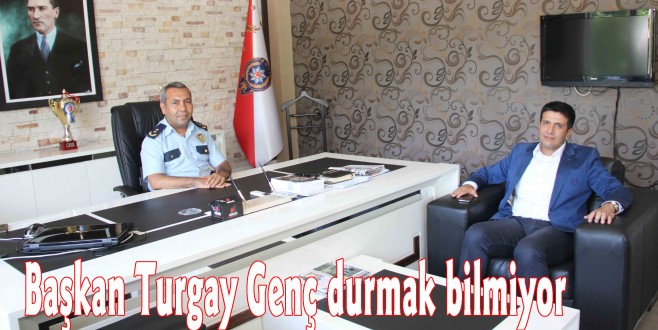 Başkan Turgay Genç durmak bilmiyor