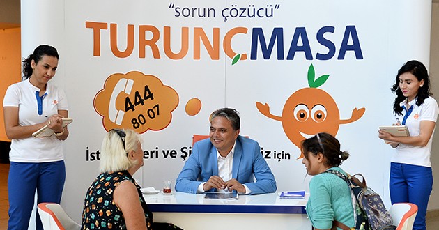 BAŞKAN UYSAL’A TEŞEKKÜRE GELDİLER