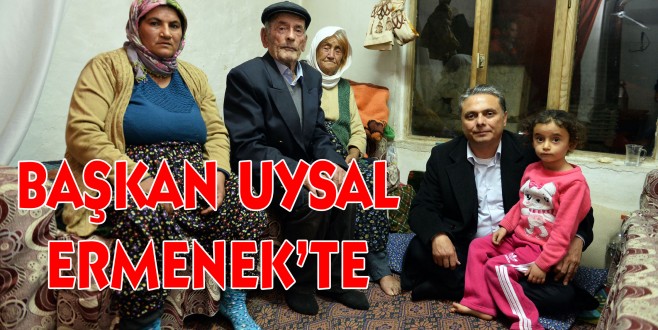 BAŞKAN UYSAL’IN MADENCİ AİLEYİ ZİYARETİNDE DUYGUSAL ANLAR