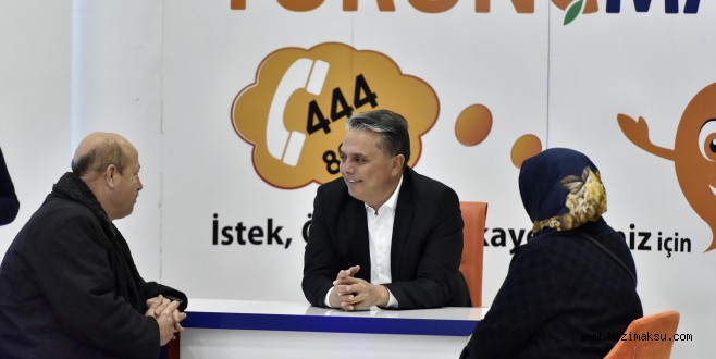 BAŞKAN UYSAL, KOMŞULARIYLA BİRARADA