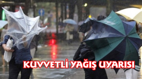 Batı Akdeniz ve Ege İçin Kuvvetli Yağış Uyarısı