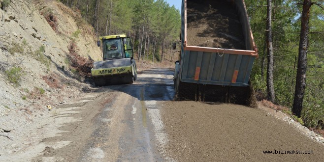  Beycik Yolu Asfaltlanıyor