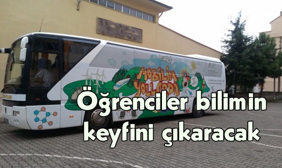 Bilim otobüsü Antalya’da