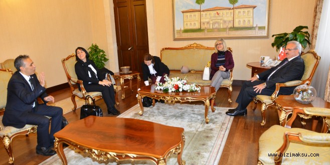 BÜYÜKELÇİ PAULA LEAL DA SİLVA VALİ KARALOĞLU’NU ZİYARET ETTİ