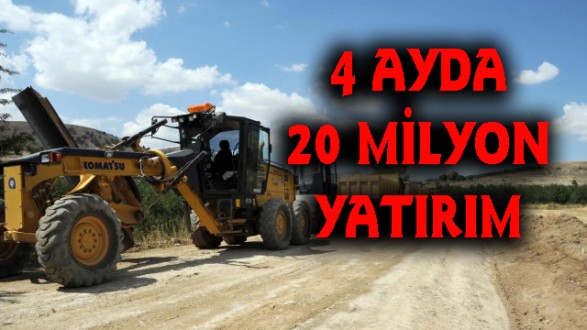 Büyükşehir'den İlçelere 4 Ayda 20 Milyon Liralık Yatırım