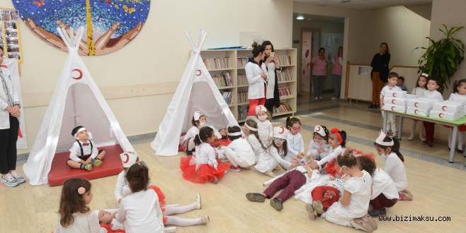 Büyükşehir’in Minikleri Kızılay Haftasını Kutladı
