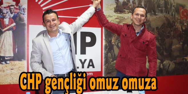 CHP gençliği omuz omuza