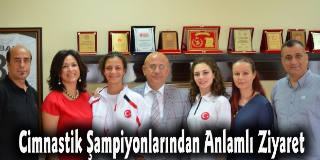 Cimnastik Şampiyonlarından Anlamlı Ziyaret