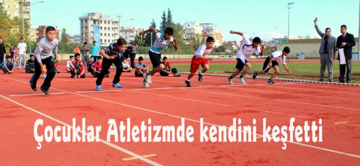 Çocuklar Atletizmde kendini keşfetti