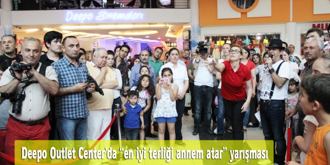 Deepo Outlet Center’da “en iyi terliği annem atar” yarışması