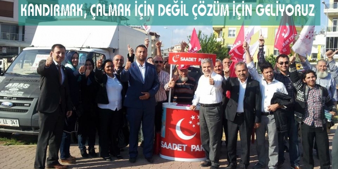 DEMİR,"KANDIRMAK, ÇALMAK İÇİN DEĞİL ÇÖZÜM İÇİN GELİYORUZ"