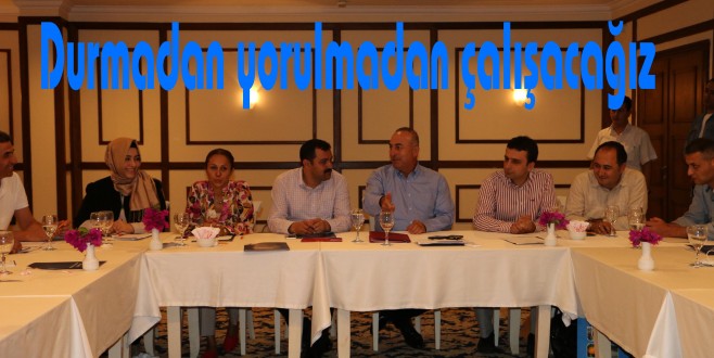 Durmadan yorulmadan çalışacağız