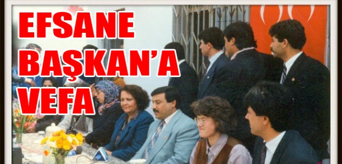 Efsane başkana vefa...